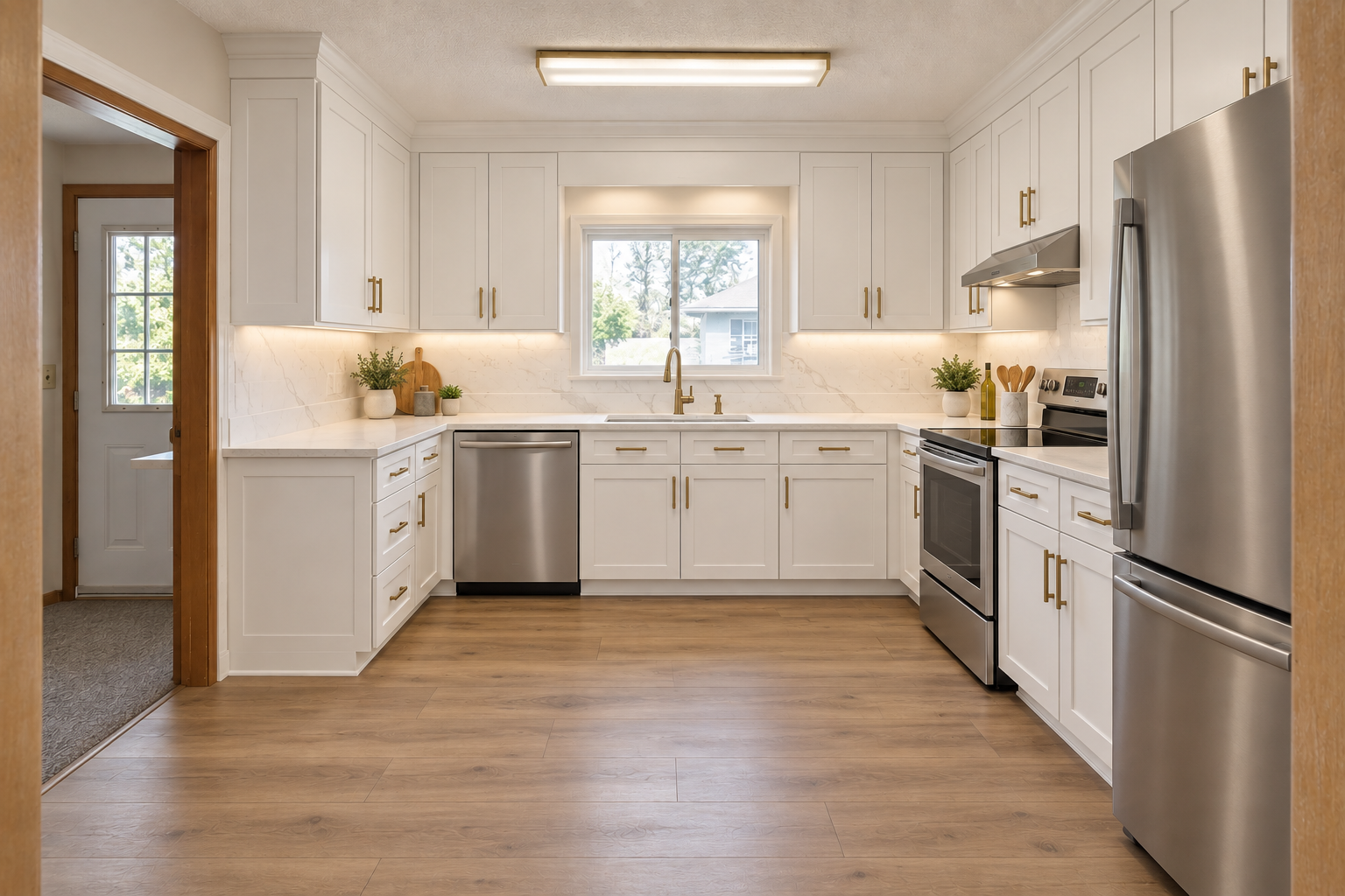 Finished kitchen remodel in Tampa Bay